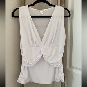 NWOT - VENUS White Sleeveless Top - Size Large
